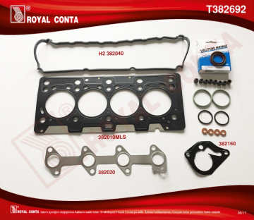 ÜST TAKIM CONTA CLIO-MGN-KNG 1.5 DCI K9K Marka : ROYAL