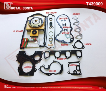 MOTOR TAKIM CONTA SKT KEÇELİ/SUB.LASTİKLİ/SKC SİZ CONNECT 1.8 DI/TDCİ Marka : ROYAL