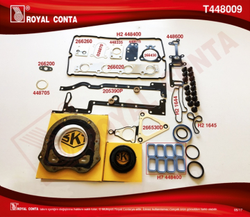 MOTOR TAKIM CONTA SKT.KEÇELİ-S.LASTİKLİ SKC SIZ TRANSIT V184 Marka : ROYAL