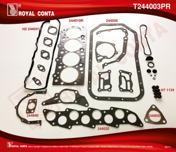 MOTOR TAKIM CONTA.SÜPER SUBAP KEÇELİ L300-H100 Marka : ROYAL