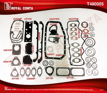 MOTOR TAKIM CONTA SKC SİZ DUCATO 2.8 JTD 11/02 Marka : ROYAL