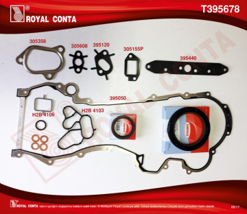 ALT TAKIM CONTA DOBLO-ALBEA-PALIO-PUNTO-LINEA-FIORINO 1.3 JTD 188A9.000 - 223A9.000 MOTOR Marka : ROYAL