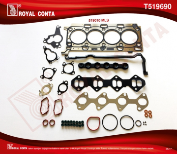 ÜST TAKIM CONTA LGN II-III 150 HP -TRAFIC II 90/115 HP 2.0 DCI M9R MOTOR REINZ SUBAP LASTİKLİ Marka : ROYAL