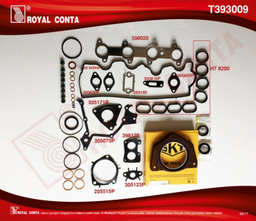 MOTOR TAKIM CONTA SKT KEÇELİ/SUB.LASTİKLİ/SKC SİZ DOBLO-PUNTO 1.9 DZL Marka : ROYAL