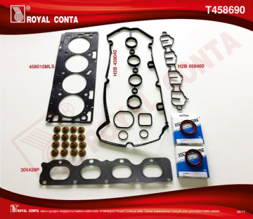 ÜST TAKIM CONTA REİNZ KEÇELİ SUBAP LASTİKLİ ASTRA H-J-INSIGNIA 1.6 16V 116HP A16XER-Z16XER Marka : ROYAL