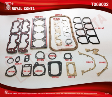 MOTOR TAKIM CONTA KEÇESİZ TMPR 2.0 159 A5.046 - 159 A6.046 Marka : ROYAL