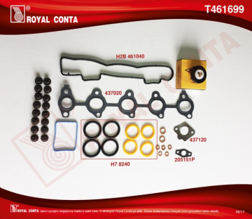 ÜST TAKIM CONTA SKT KEÇELİ/SUB.LASTİKLİ/SKC SİZ FOCUS 1.6 TDCİ- P307 1.6HDİ-CITROEN 1.6 HDİ Marka : ROYAL