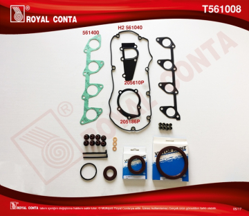 MOTOR TAKIM CONTA REINZ KEÇELİ S.LASTİKLİ P307-P406-BOXER 2.0 HDİ SKC SİZ Marka : ROYAL