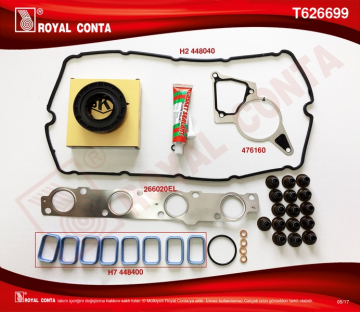 ÜST TAKIM CONTA SKT KEÇE REINZ SUBAP LAS SKC SİZ BOXER-JUMPER 2.2 HDİ 100/120 P22DTE Euro4 Marka : ROYAL