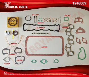 MOTOR TAKIM CONTA SKT KEÇELİ SKC SİZ P205-P305-P306-PARTNER 1.8D XUD7 Marka : ROYAL