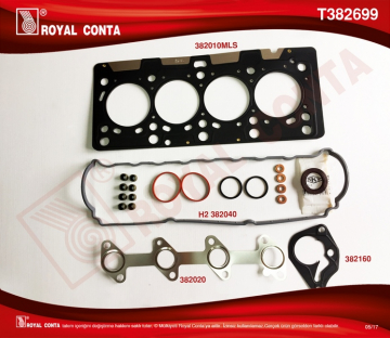 ÜST TAKIM CONTA SKT KEÇELİ/SUB.LASTİKLİ CLIO-MGN 1.5 DCİ Marka : ROYAL
