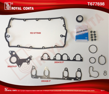 ÜST TAKIM CONTA BORA-CADDYIII-GOLF4-5 PASSAT-POLO-T5 1.9 TDI ASZ BXE AVF AVB AWX AXB BJB BXE BDJ Marka : ROYAL