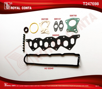 MOTOR ÜST TAKIM CONTA SKT KEÇELİ KNG-EXP-CLIO-MGN-R19 F8Q Marka : ROYAL