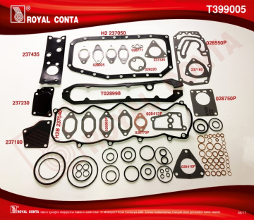 MOTOR TAKIM CONTA SKC SİZ DUCATO 2.8 D 98-02 Marka : ROYAL