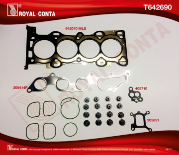 ÜST TAKIM CONTA REINZ S.LASTİKLİ MONDEO III-IV 2.0 16V 00-15 145HP AOBA/C-AODA/B/E-CJBA/B-TBBA/B Marka : ROYAL