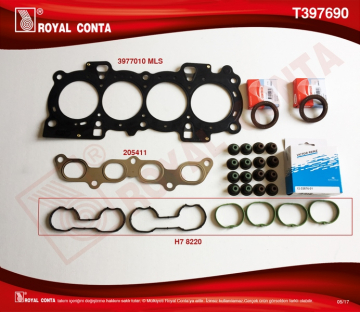 ÜST TAKIM CONTA REINZ KEÇELİ S LASTİKLİ SUBAP KAP.CONTASIZ FOCUS-FIESTA 1.6 16V ZTECH SE MOTOR Marka : ROYAL