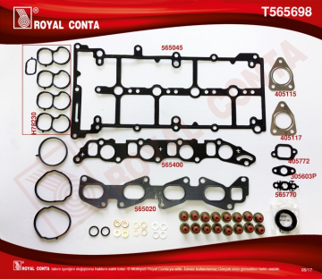 ÜST TAKIM CONTASI CORTECO KEÇELİ REINZ SUBAP LASTİK SKC SİZ DOBLO-LINEA-BRAVO II 1.6 DMTJ Marka : ROYAL