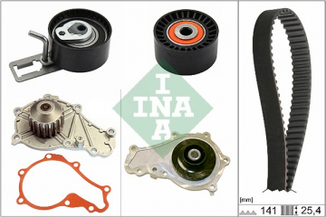 DEVİRDAİMLİ EKSANTRİK GERGİ KİTİ 141x25.4 C5 III-C4 II-DS4-P208-P308-P3008-P5008-2008-PARTNER TEPE BERLINGO III-C3 III-DS3-DS5-P301-C ELYSEE DV