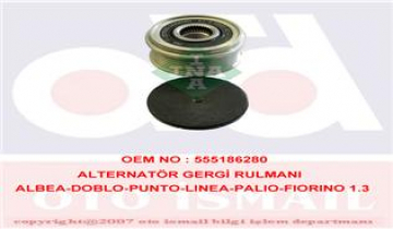 ALTERNATÖR GERGİ RULMANI DOBLO-FIORINO-PUNTO-PALIO 1.3JTD-COMBO-CORSA C-D-MERIVA 1.0-1.2-1.3CDTI Marka : INA