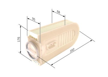 HAVA FILTRESI MERCEDES OM651 W204 W212 W222 C218 X218 S204 R172 W166 X204 Marka : BOSCH