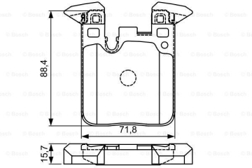 FREN BALATASI ARKA BMW F30 F20 F22 F87 F23 F32 F82 M SPOR Marka : BOSCH