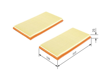 HAVA FILTRESI MERCEDES M156 AMG W204 S204 C204 C209 W212 W221 Marka : BOSCH