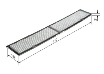 POLEN FILTRESI BMW E81 E87 E88 E90 E93 E84 KARBONLU Marka : BOSCH