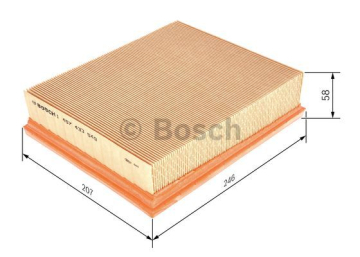 HAVA FILTRESI FREELANDER I L314 2.5 00 06 DISCOVERY 2 L318 2.5 Td5 98 04 RANGE ROVER 2 P38A 4.6 94 02 Marka : BOSCH