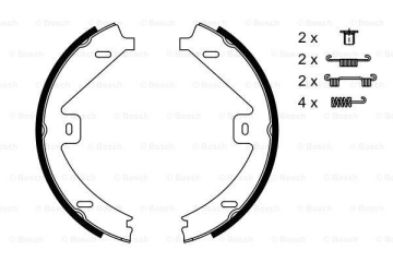 FREN BALATASI ARKA PARK FRENI MERCEDES X204 C218 W212 S212 Marka : BOSCH