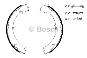 FREN BALATASI ARKA PARK FRENI MERCEDES C219 W211 S211 W212 R230 Marka : BOSCH