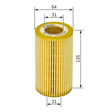 YAG FILTRESI MERCEDES OM613 W203 CL203 W210 W211 W220 SPRINTER 901 904 Marka : BOSCH