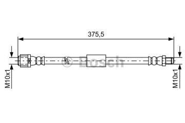 FREN HORTUMU ARKA MERCEDES X218 C218 W212 S212 Marka : BOSCH