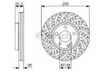FREN DISKI ON MERCEDES W176 W246 W242 C117 X117 X156 Marka : BOSCH