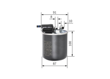 YAKIT FILTRESI MERCEDES OM642 OM651 W176 W204 W212 C117 C218 W221 X204 W164 VITO W639 SPRINTER 906 Marka : BOSCH