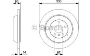 ARKA FREN AYNASI RAV 4 II XA2 1.8 VVTI/2.0D-4D 4WD/2.0 VVTI 4WD 00-05 Marka : BOSCH