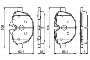 FREN BALATASI ARKA BMW F10 F11 G30 G32 G11 G12 F25 F26 G01 G02 G05 G06 Z4 I8 iX3 G08 Marka : BOSCH
