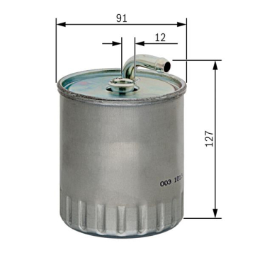 YAKIT FILTRESI MERCEDES OM611 W203 CL203 S203 C209 W463 Marka : BOSCH