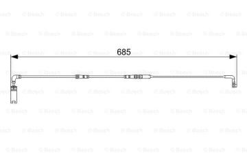BALATA FISI ARKA BMW E60 E61 E63 Marka : BOSCH