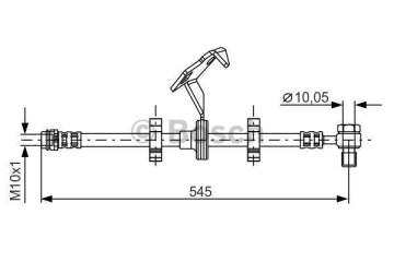 FREN HORTUMU ON SAG MERCEDES ML-CLASS W163 98 05 Marka : BOSCH