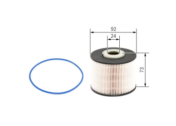 YAKIT FİLTRESİ SCUDO II-P308-P3008-P407-P5008-C4-C5 2.0 HDI-JTD SU AYIRAÇLI KAĞIT PU927x Marka : BOSCH