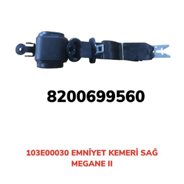 EMNİYET KEMERİ OTOMATİK SAĞ MEGANE II Marka : AFT