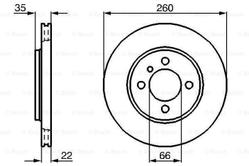 FREN DISKI ON BMW E30 Marka : BOSCH