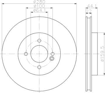 FREN DISKI ON HAVALI MINI R55 R56 R57 R58 R59 Marka : BOSCH