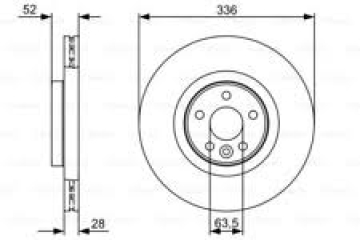 ON FREN DISK AYNASI HAVALI VOLVO S60 II 10 15 S80 II 06 V60 I 11 15 V70 III 07 15 XC70 II 09 15 Marka : BOSCH