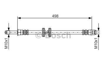 FREN HORTUMU ON MERCEDES VIANO W639 03 VITO W639 03 Marka : BOSCH
