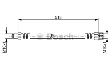 FREN HORTUMU ARKA MERCEDES VITO 638 96 03 Marka : BOSCH
