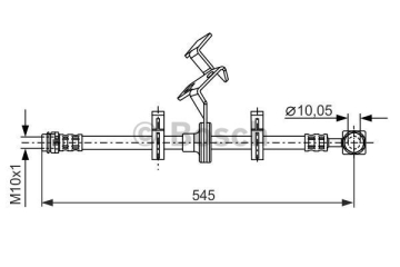 FREN HORTUMU ON SOL MERCEDES ML-CLASS W163 98 05 Marka : BOSCH