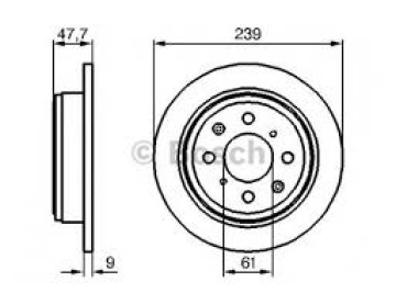 ARKA FREN AYNASI DUZ CIVIC V 1.6VTI 95-01 JAZZ 1.4 08 JAZZ 1.2-1.4 02 Marka : BOSCH