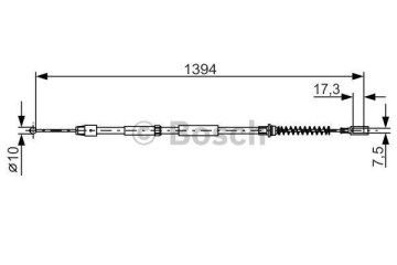 FREN HALATI ARKA MERCEDES SPRINTER 906 06 -VW CRAFTER 06 Marka : BOSCH