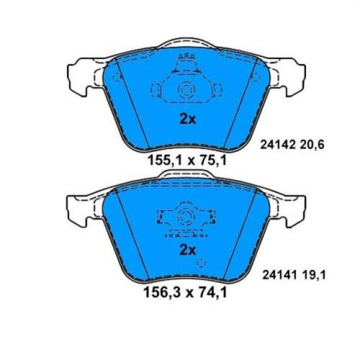 ÖN BALATA VOLVO XC90 2.5T 02 D5 02 T6 02 D5 V8 05 D5 09 3.2 06 0986TB2862 Marka : BOSCH